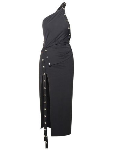 One-shoulder Stud Embellished Dress - The Attico - Modalova