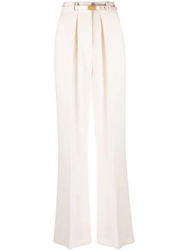 Wide Leg Trousers With Belt - Elisabetta Franchi - Modalova