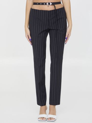 The Attico Pinstriped Pants - The Attico - Modalova