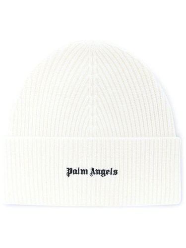 Ribbed Hat With Logo - Palm Angels - Modalova