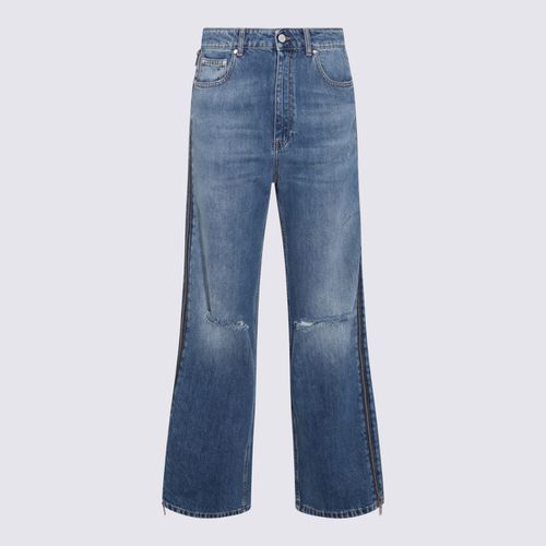 Mid Blue Denim Wide Leg Jeans - Stella McCartney - Modalova