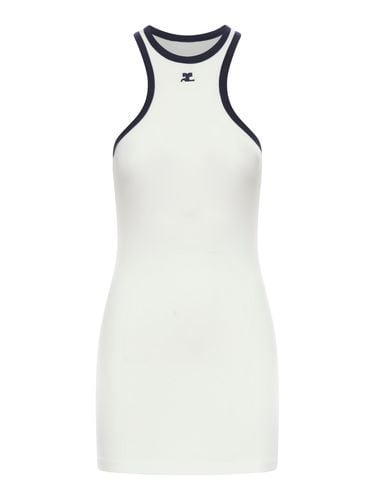 Cotton Scuba Fabric Dress - Courrèges - Modalova