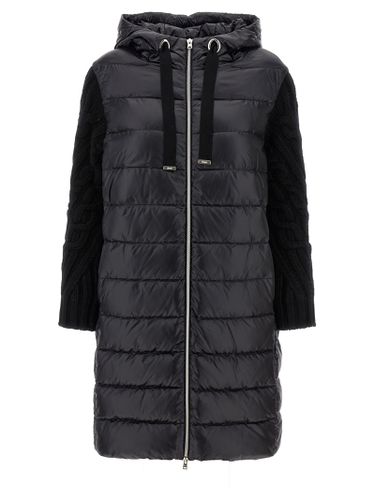 Herno Knitted Sleeve Down Jacket - Herno - Modalova