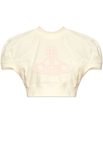 Orb Printed Cropped T-shirt - Vivienne Westwood - Modalova