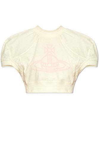 Orb Printed Cropped T-shirt - Vivienne Westwood - Modalova