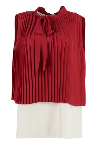 MM6 Maison Margiela Pleated Top - MM6 Maison Margiela - Modalova