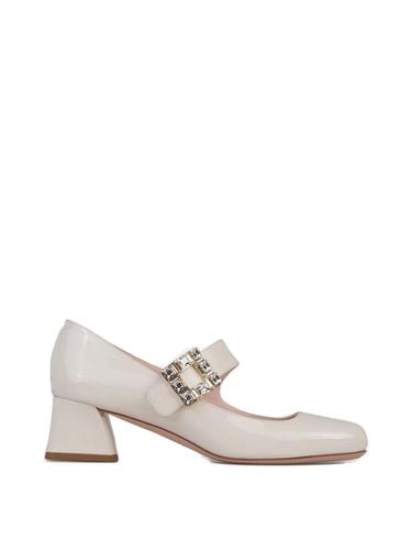 Très Vivier Embellished Buckle Babies Pumps - Roger Vivier - Modalova