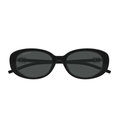 Gucci Gg1684sa Linea Gg Logo 002 Black Grey Sunglasses - Gucci Eyewear - Modalova