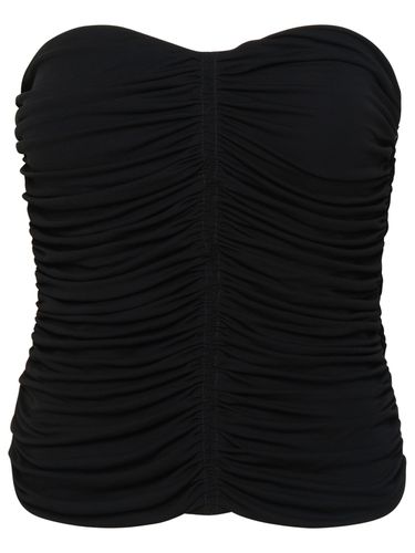 Saint Laurent Black Viscose Bustier - Saint Laurent - Modalova