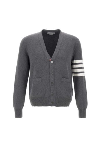 Milano Stitch 4bar Cotton Cardigan - Thom Browne - Modalova