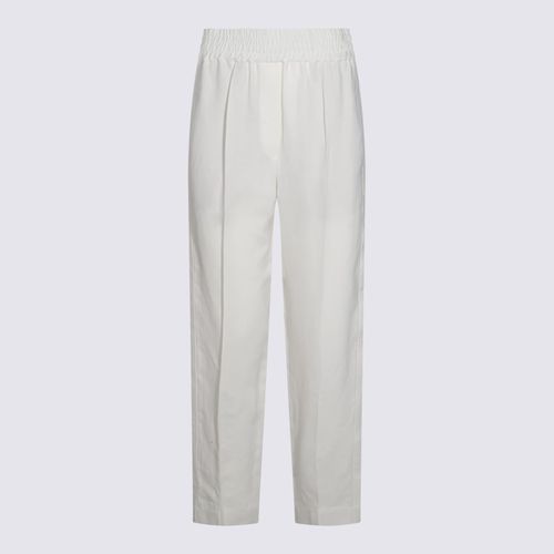 White Cotton Pants - Brunello Cucinelli - Modalova