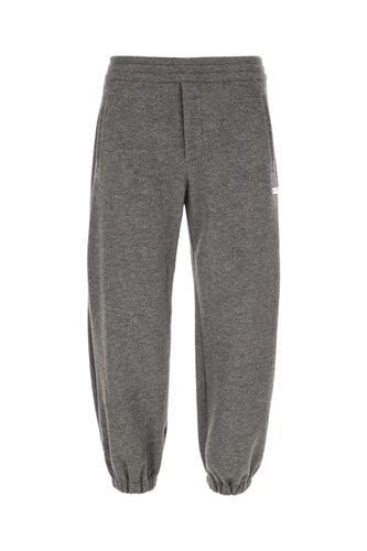 Grey Wool Blend Joggers - Alexander McQueen - Modalova