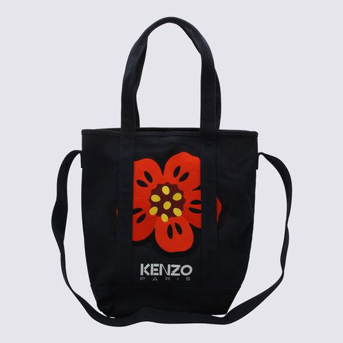 Kenzo Navy Cotton Tote Bag - Kenzo - Modalova