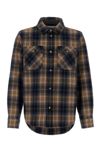 Embroidered Flannel Alaskan Melton Shirt - Woolrich - Modalova