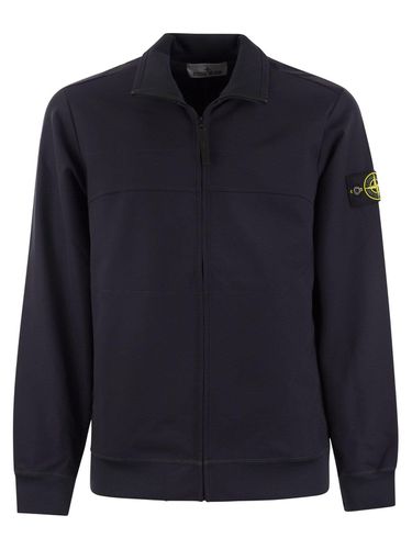 Logo Patch Zip Up Sweatshirt - Stone Island - Modalova