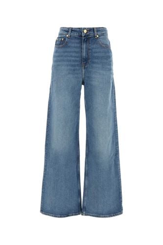 Ganni Stretch Denim Wide-leg Jeans - Ganni - Modalova