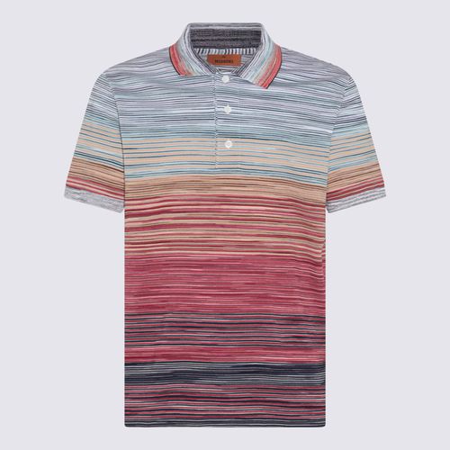 Missoni Red Cotton Polo Shirt - Missoni - Modalova