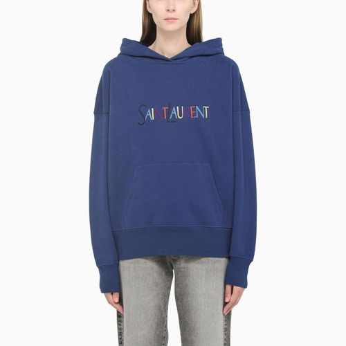 Cotton Oversized Hoodie - Saint Laurent - Modalova