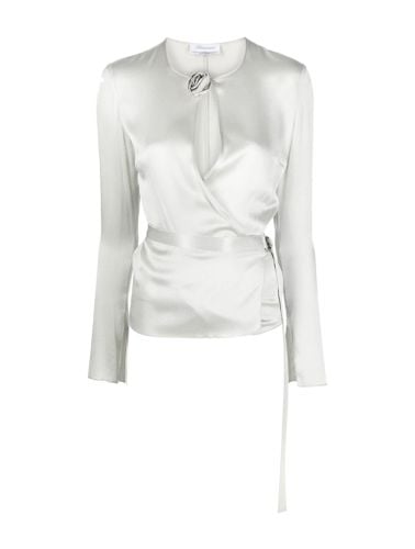 Blumarine Belted Long-sleeve Top - Blumarine - Modalova