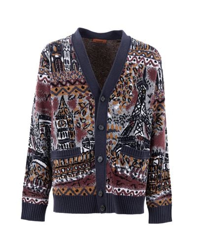 Missoni V-neck Ribbed-knit Cardigan - Missoni - Modalova