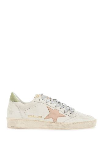 Ball Star White Leather Sneakers - Golden Goose - Modalova