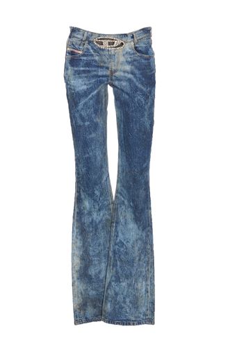 D-ebbey Crystal Logo Jeans - Diesel - Modalova
