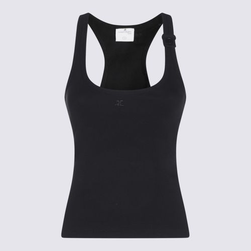 Courrèges Black Cotton Top - Courrèges - Modalova