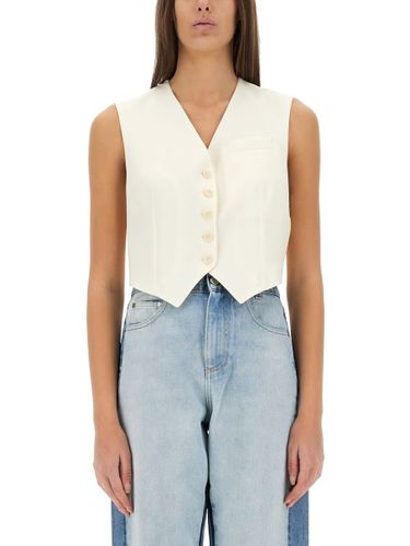 Wool Tailoring Short Vest - Stella McCartney - Modalova