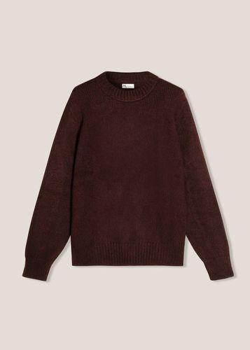 Aappio Burgundy Wool And Alpaca Sweater - doppiaa - Modalova