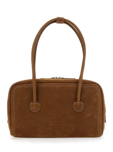 Boston Shoulder Bag With Logo Lettering On The Front In Soft Leather Woman - Marge Sherwood - Modalova