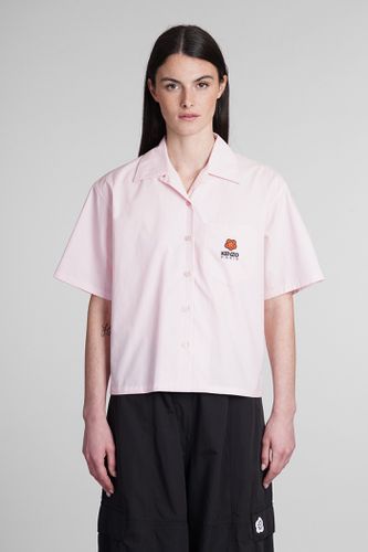 Kenzo Shirt In Rose-pink Cotton - Kenzo - Modalova