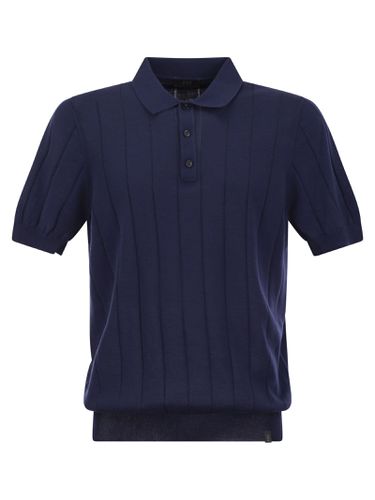 Fay Knitted Polo Shirt - Fay - Modalova