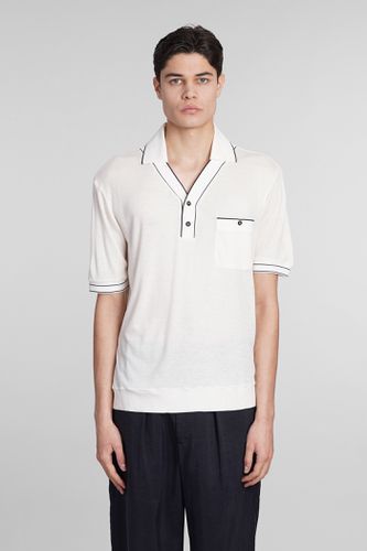 Wool And Viscose Blend Polo Shirt - Giorgio Armani - Modalova