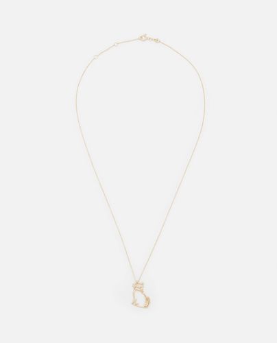 Aliita miau Gold Pendant Necklace - Aliita - Modalova