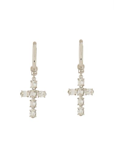 Earrings With Crosses - Dolce & Gabbana - Modalova