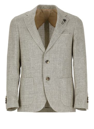 Lardini Linen And Wool Jacket - Lardini - Modalova