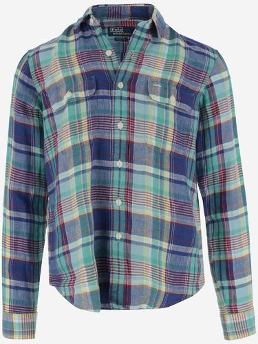 Cotton Shirt With Check Pattern - Polo Ralph Lauren - Modalova
