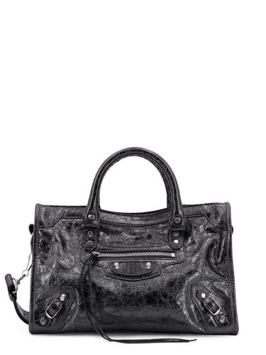 Lead Leather Small Le City Handbag - Balenciaga - Modalova