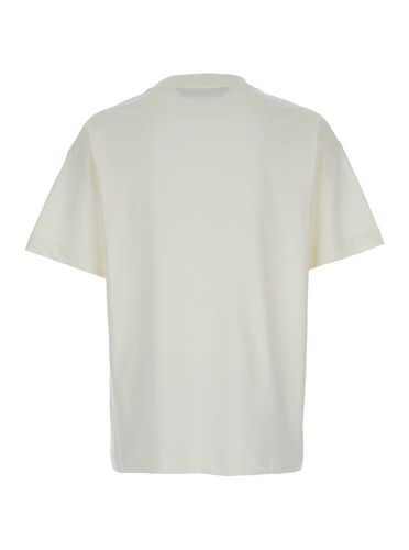 Palm Angels White Cotton T-shirt - Palm Angels - Modalova