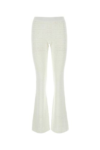 Givenchy White Jacquard Pant - Givenchy - Modalova