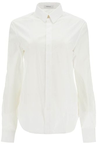 WARDROBE. NYC Flared Cotton Shirt For Women - WARDROBE.NYC - Modalova