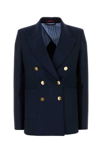 Gucci Navy Blue Cotton Blazer - Gucci - Modalova