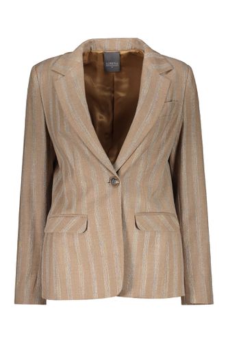 Wool Single-breasted Blazer - Lorena Antoniazzi - Modalova