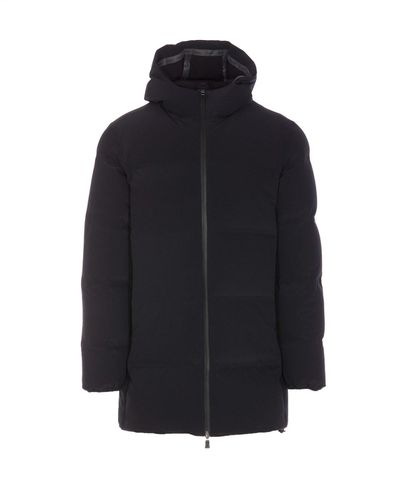 High-neck Drawstring Padded Coat - Herno - Modalova