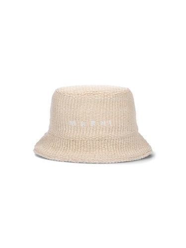 Marni Raffia Bucket Hat - Marni - Modalova