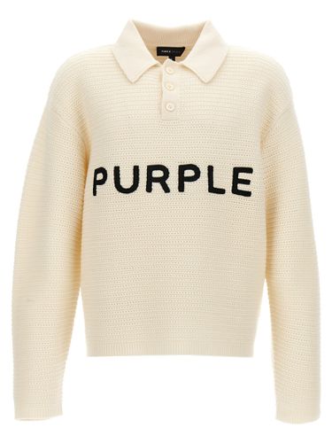 Logo Embroidery Sweater - Purple Brand - Modalova