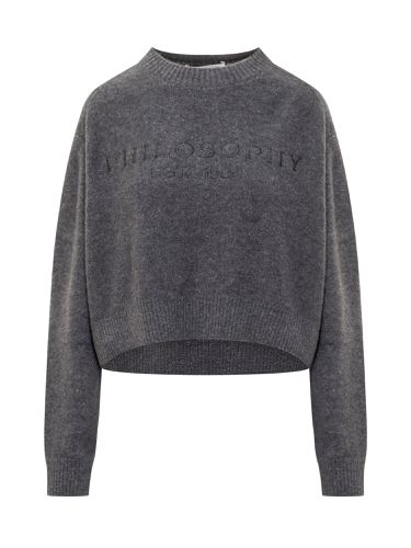 Sweater With Logo - Philosophy di Lorenzo Serafini - Modalova