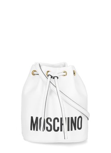 Moschino Logo Bucket Bag - Moschino - Modalova