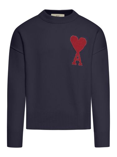 Red Adc Sweater - Ami Alexandre Mattiussi - Modalova