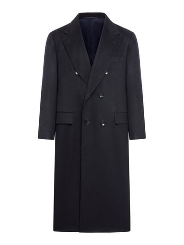 Cappotto Doppiopetto In Cashmere - Kiton - Modalova